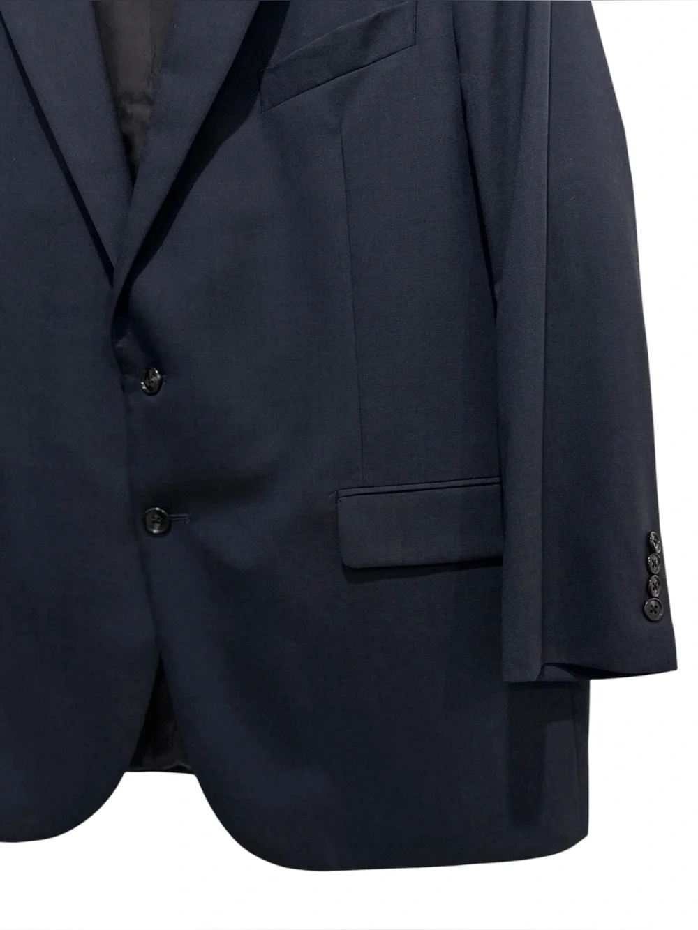 Joseph Abboud Marzotto Super 100’s Wool Sport Coat Suit Jacket Navy Blue 48R